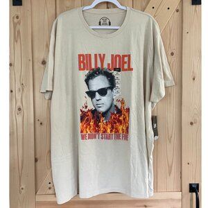 5/$20 NEW 3XL Men's Billy Joel Graphic Tee